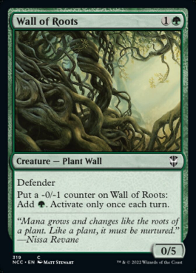 Wall of Roots [Streets of New Capenna Commander] | PLUS EV GAMES 