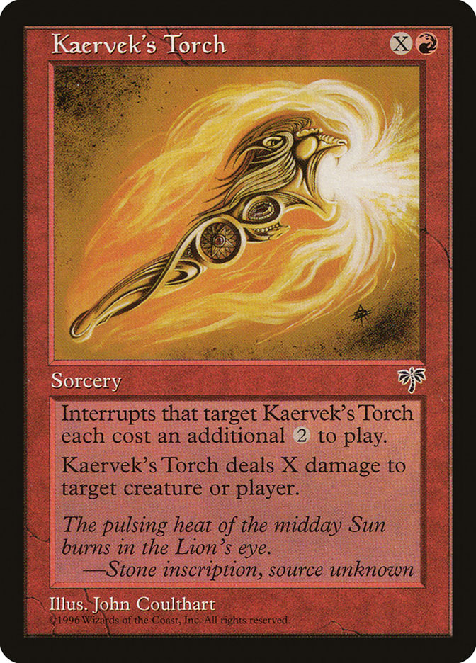 Kaervek's Torch [Mirage] | PLUS EV GAMES 