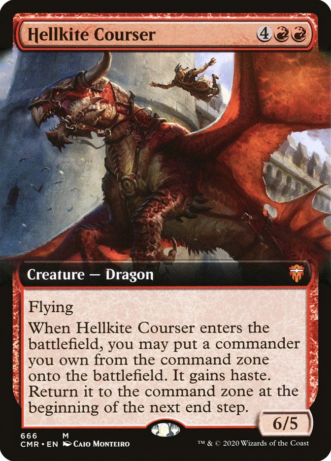 Hellkite Courser (Extended) [Commander Legends Extended] | PLUS EV GAMES 