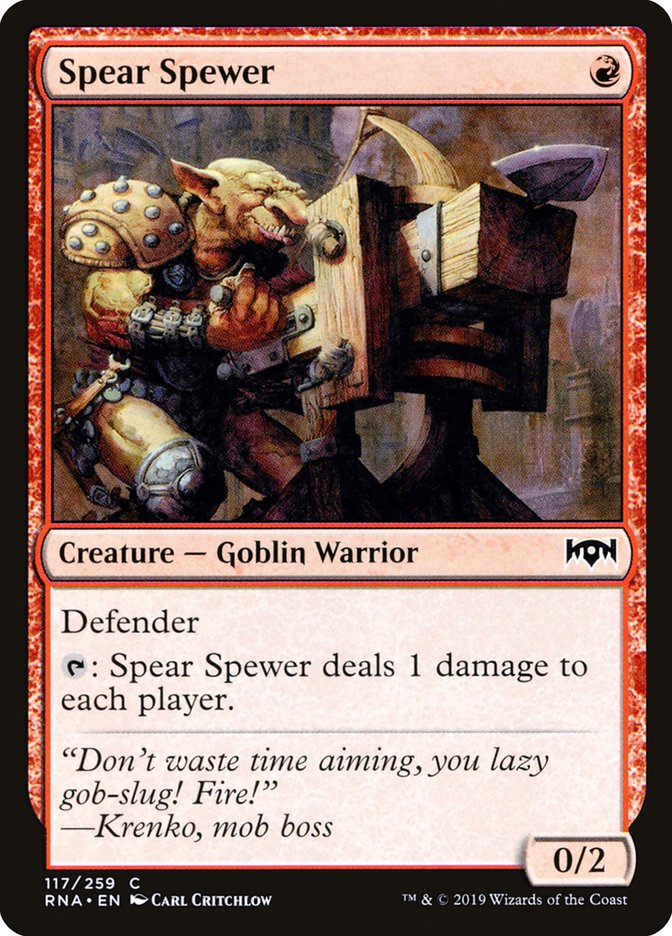 Spear Spewer [Ravnica Allegiance] | PLUS EV GAMES 