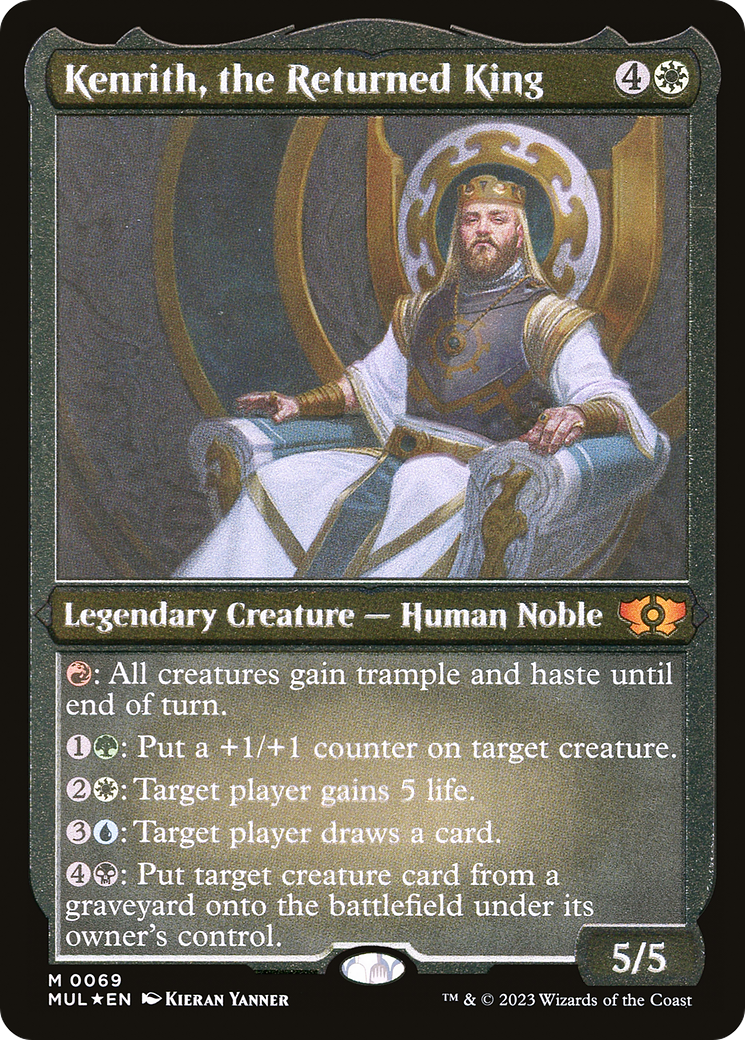 Kenrith, the Returned King (Foil Etched) [Multiverse Legends] | PLUS EV GAMES 