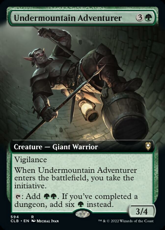 Undermountain Adventurer (Extended Art) [Commander Legends: Battle for Baldur's Gate] | PLUS EV GAMES 