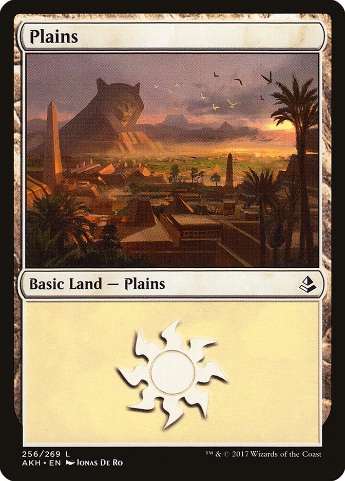 Plains (256) [Amonkhet] | PLUS EV GAMES 