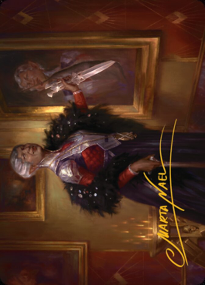 Evelyn, the Covetous Art Card (Gold-Stamped Signature) [Streets of New Capenna Art Series] | PLUS EV GAMES 