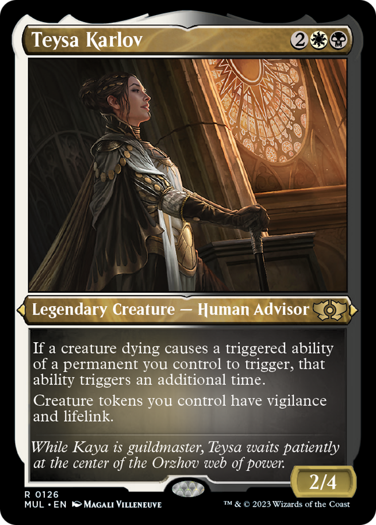 Teysa Karlov (Foil Etched) [Multiverse Legends] | PLUS EV GAMES 
