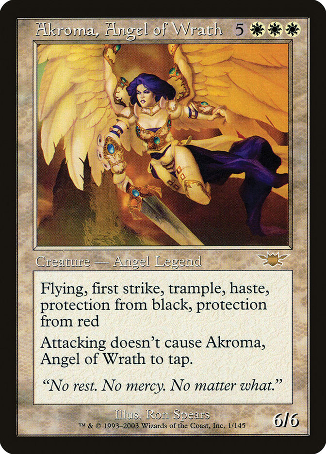 Akroma, Angel of Wrath [Legions] | PLUS EV GAMES 