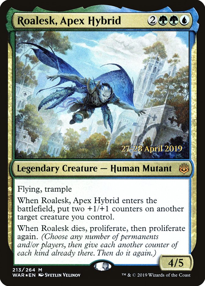 Roalesk, Apex Hybrid  [War of the Spark Prerelease Promos] | PLUS EV GAMES 