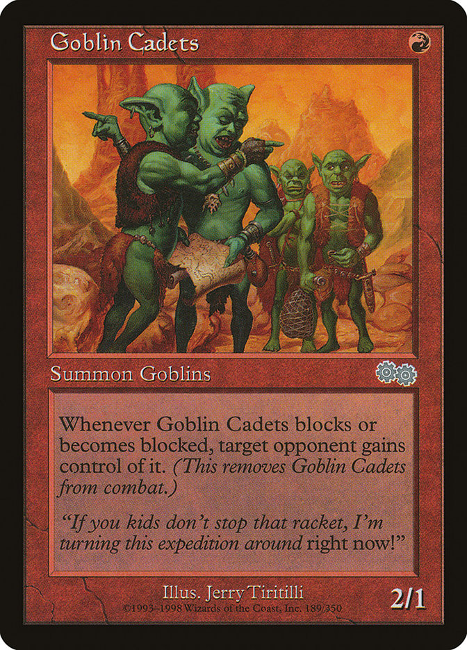 Goblin Cadets [Urza's Saga] | PLUS EV GAMES 