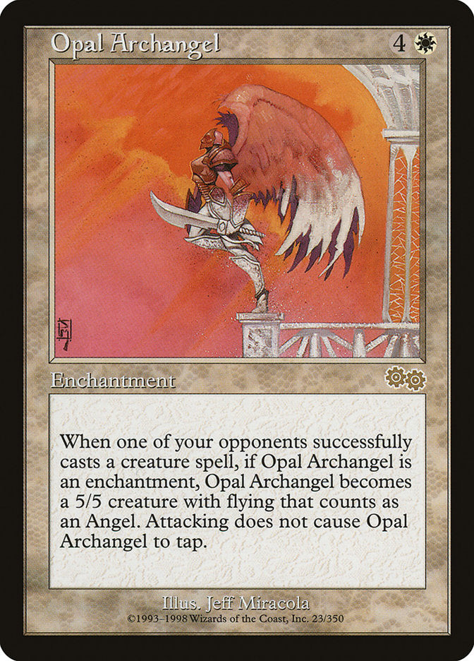 Opal Archangel [Urza's Saga] | PLUS EV GAMES 