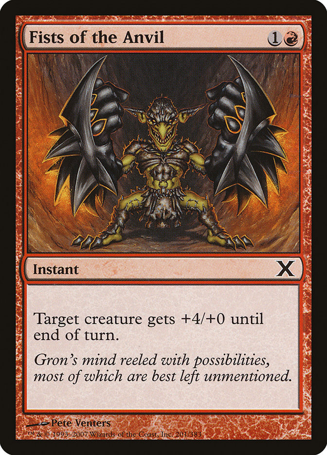 Fists of the Anvil [Tenth Edition] | PLUS EV GAMES 