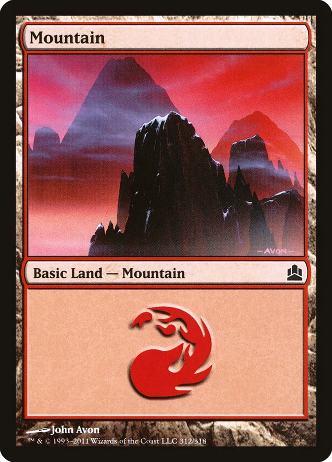 Mountain (312) [Commander 2011] | PLUS EV GAMES 