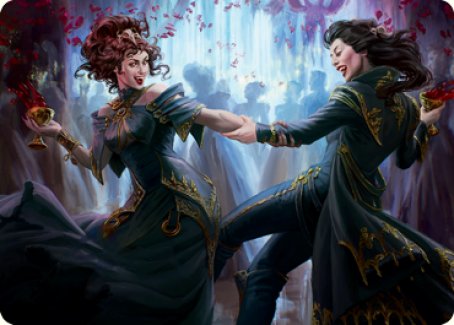 Falkenrath Celebrants 1 Art Card [Innistrad: Crimson Vow Art Series] | PLUS EV GAMES 