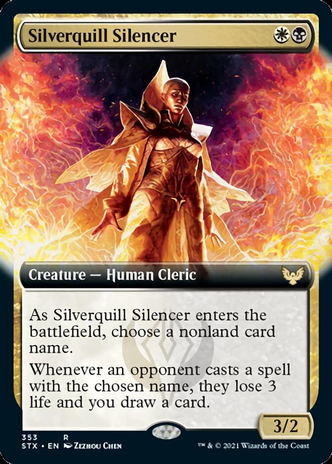 Silverquill Silencer (Extended) [Strixhaven: School of Mages] | PLUS EV GAMES 