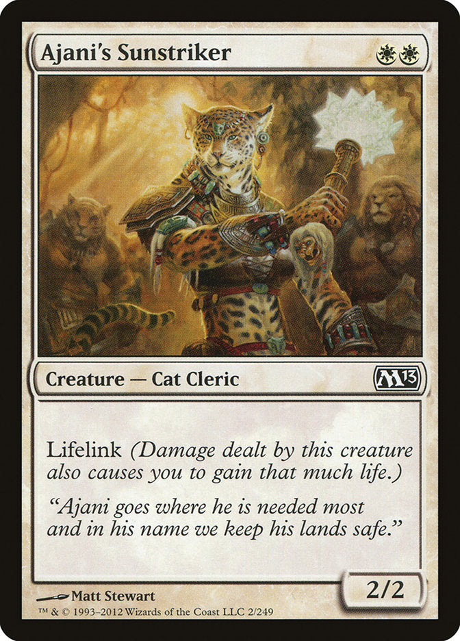 Ajani's Sunstriker [Magic 2013] | PLUS EV GAMES 