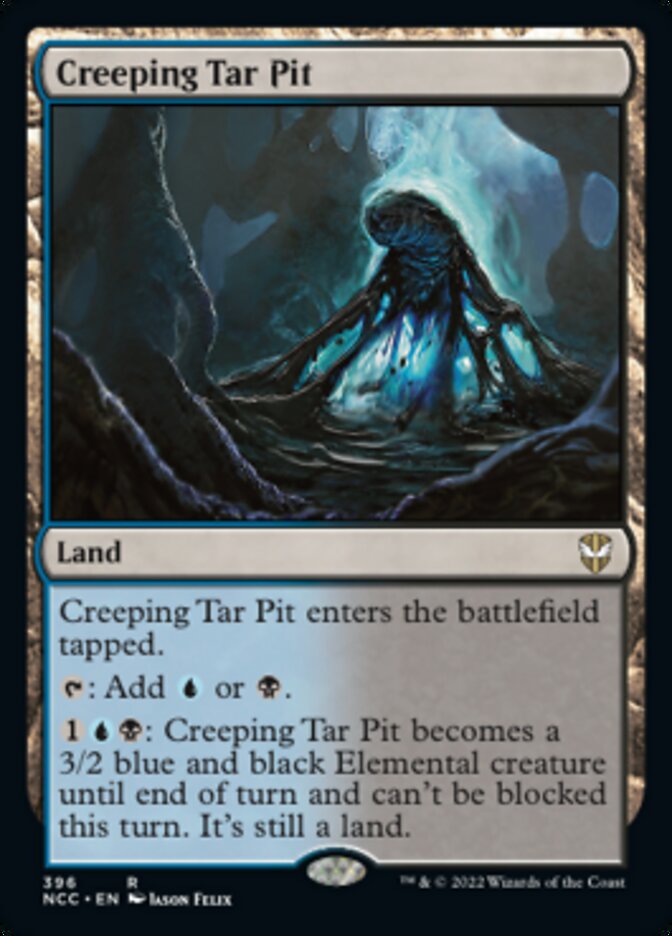 Creeping Tar Pit [Streets of New Capenna Commander] | PLUS EV GAMES 