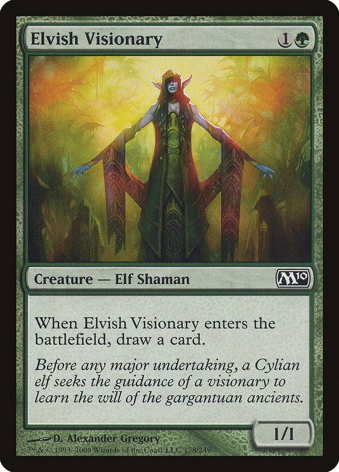 Elvish Visionary [Magic 2010] | PLUS EV GAMES 