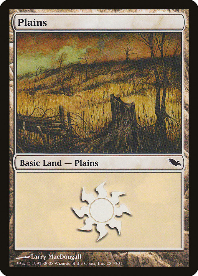 Plains (285) [Shadowmoor] | PLUS EV GAMES 