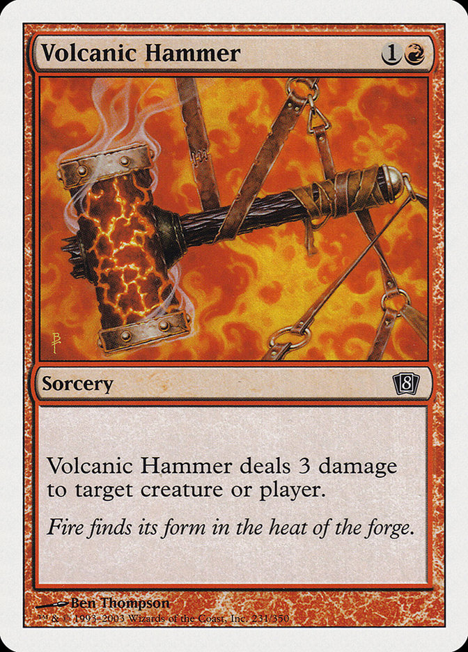 Volcanic Hammer [Eighth Edition] | PLUS EV GAMES 