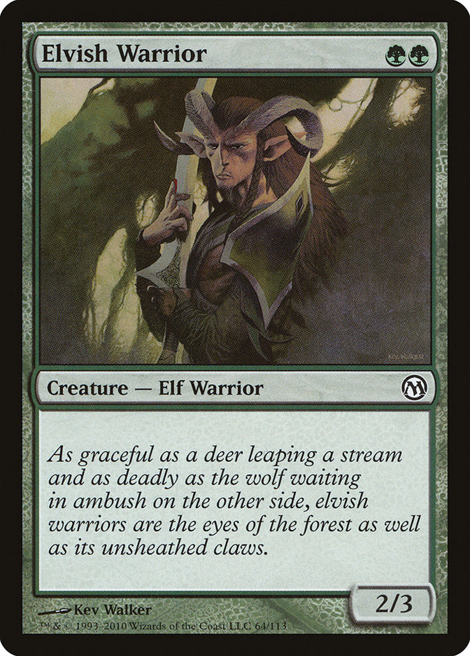 Elvish Warrior [Duels of the Planeswalkers] | PLUS EV GAMES 