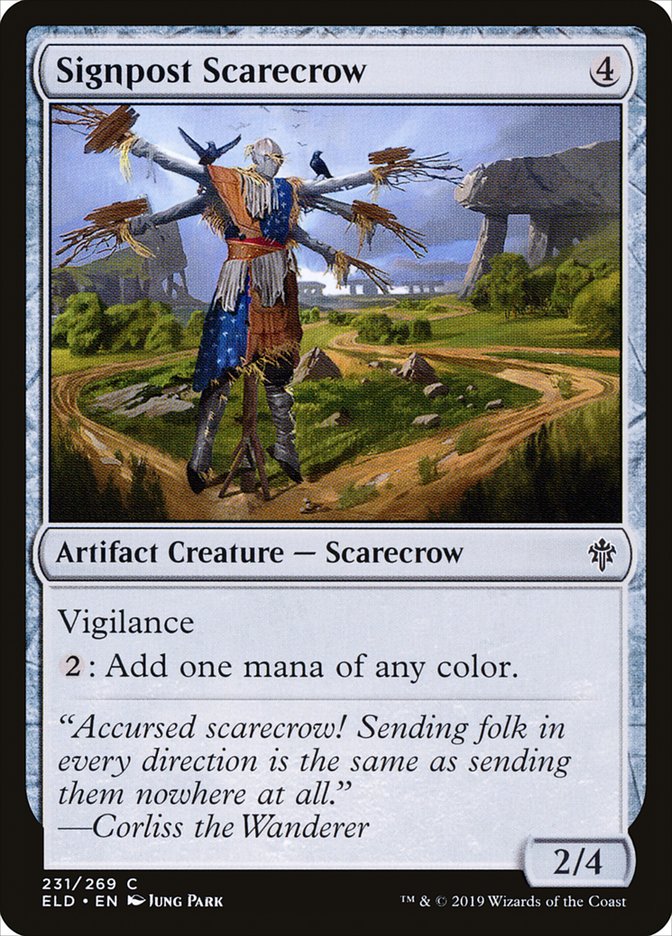 Signpost Scarecrow [Throne of Eldraine] | PLUS EV GAMES 