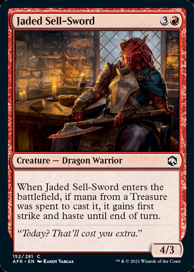 Jaded Sell-Sword [Dungeons & Dragons: Adventures in the Forgotten Realms] | PLUS EV GAMES 