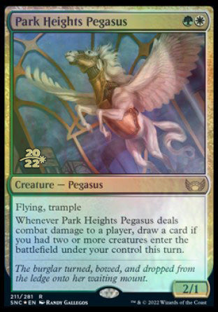 Park Heights Pegasus [Streets of New Capenna Prerelease Promos] | PLUS EV GAMES 