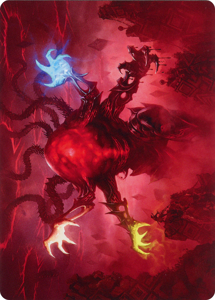 Omnath, Locus of All Art Card (51) [March of the Machine Art Series] | PLUS EV GAMES 