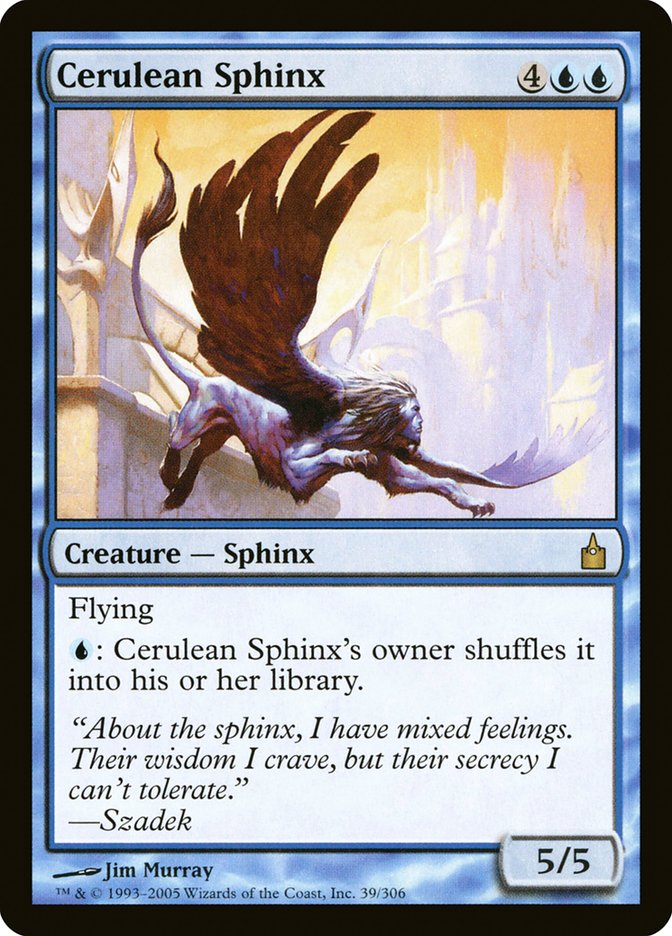 Cerulean Sphinx [Ravnica: City of Guilds] | PLUS EV GAMES 