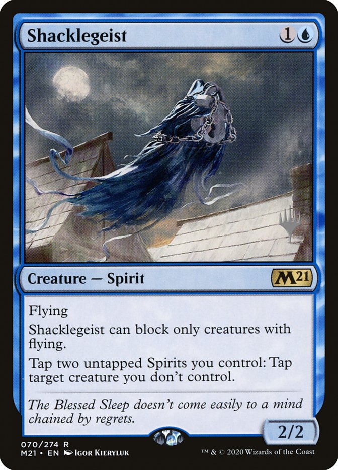 Shacklegeist (Promo Pack) [Core Set 2021 Promos] | PLUS EV GAMES 