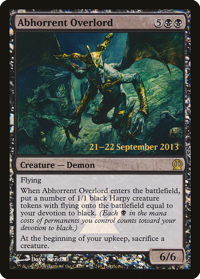 Abhorrent Overlord  [Theros Prerelease Promos] | PLUS EV GAMES 