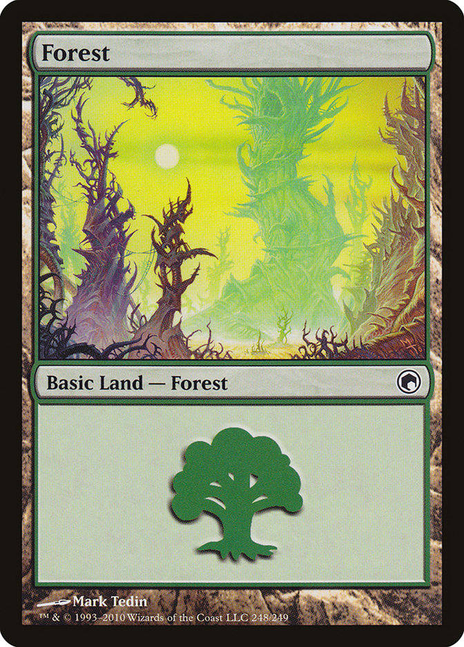 Forest (248) [Scars of Mirrodin] | PLUS EV GAMES 