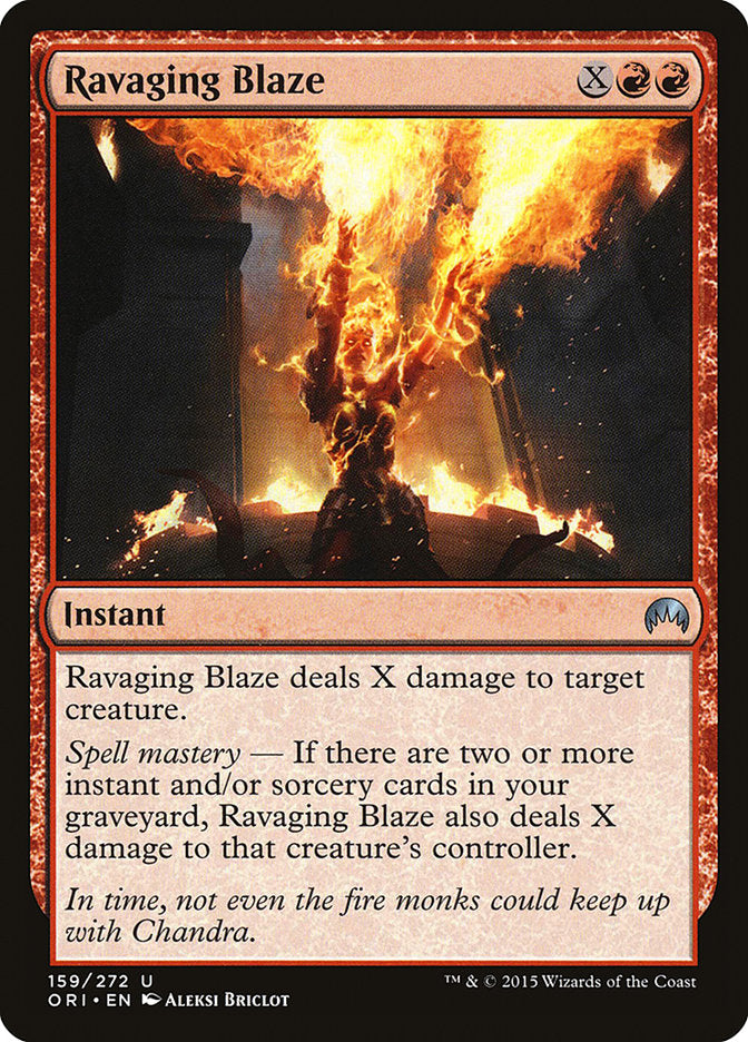 Ravaging Blaze [Magic Origins] | PLUS EV GAMES 