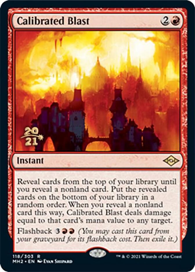 Calibrated Blast [Modern Horizons 2 Prerelease Promos] | PLUS EV GAMES 