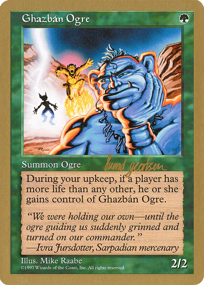 Ghazbán Ogre (Svend Geertsen) [World Championship Decks 1997] | PLUS EV GAMES 