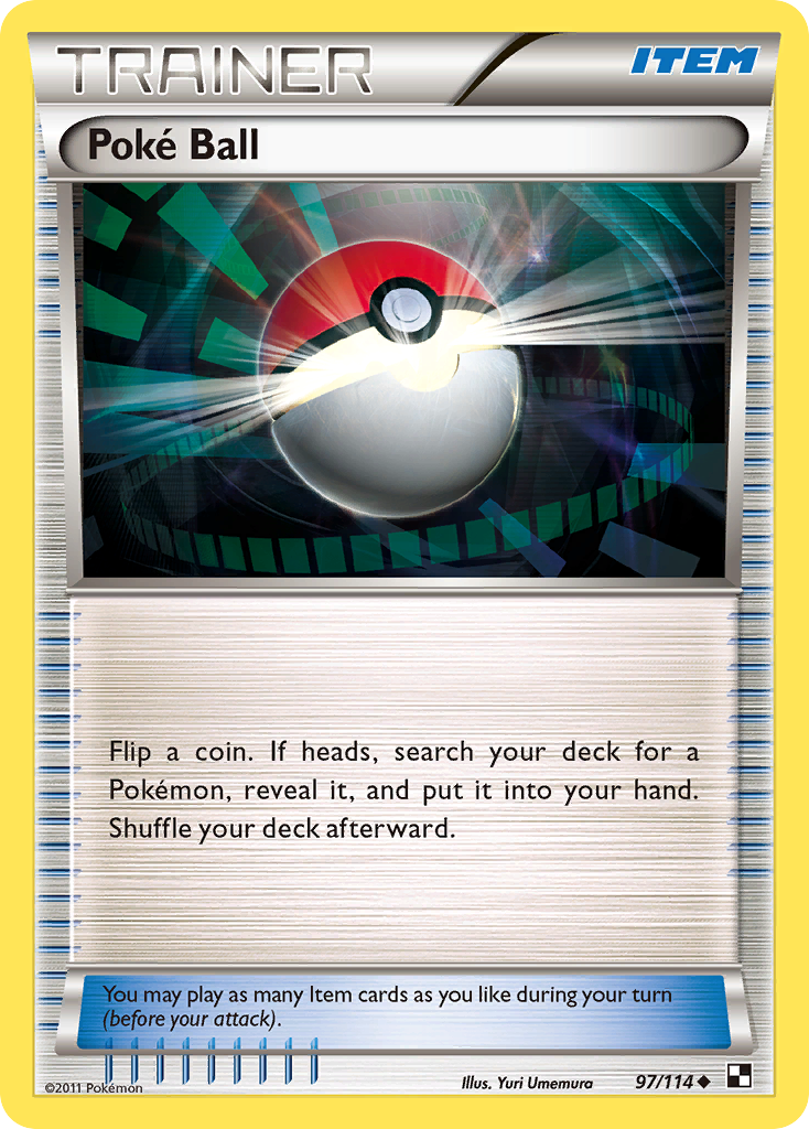 Poke Ball (97/114) [Black & White: Base Set] | PLUS EV GAMES 