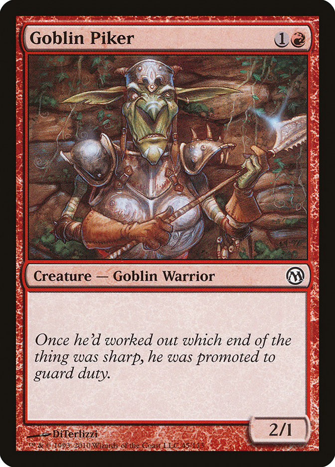 Goblin Piker [Duels of the Planeswalkers] | PLUS EV GAMES 