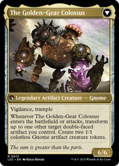 Tetzin, Gnome Champion // The Golden-Gear Colossus [The Lost Caverns of Ixalan Commander] | PLUS EV GAMES 