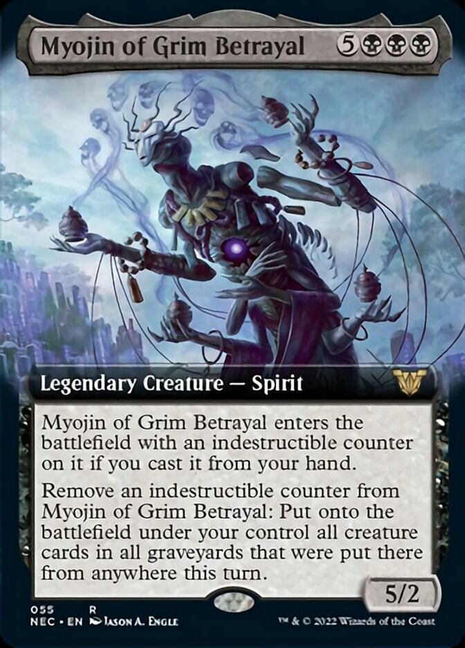 Myojin of Grim Betrayal (Extended) [Kamigawa: Neon Dynasty Commander] | PLUS EV GAMES 