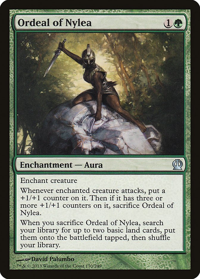 Ordeal of Nylea [Theros] | PLUS EV GAMES 