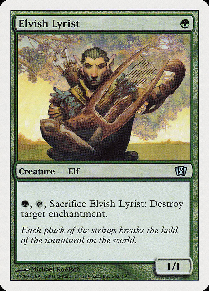 Elvish Lyrist [Eighth Edition] | PLUS EV GAMES 