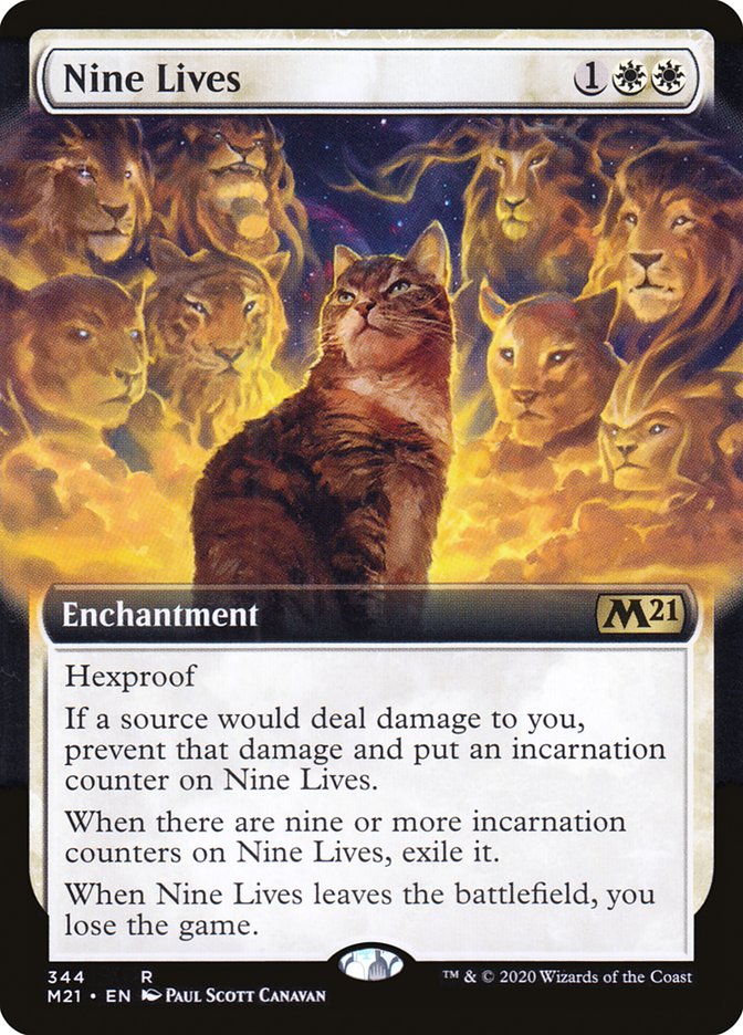 Nine Lives (Extended) [Core Set 2021] | PLUS EV GAMES 