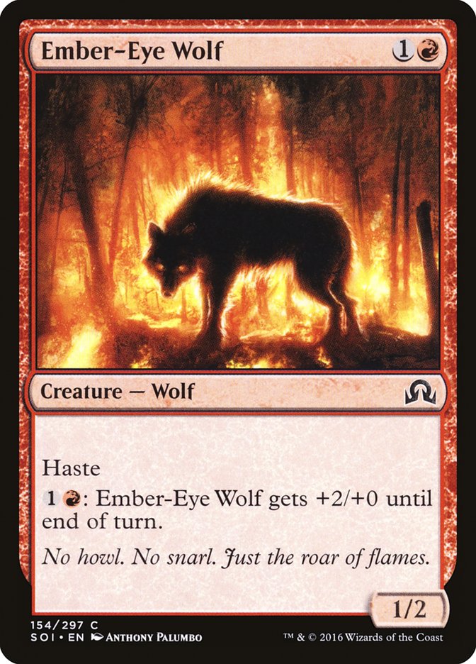 Ember-Eye Wolf [Shadows over Innistrad] | PLUS EV GAMES 