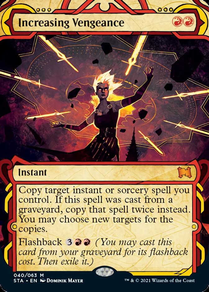 Increasing Vengeance (Etched Foil) [Strixhaven Mystical Archive] | PLUS EV GAMES 