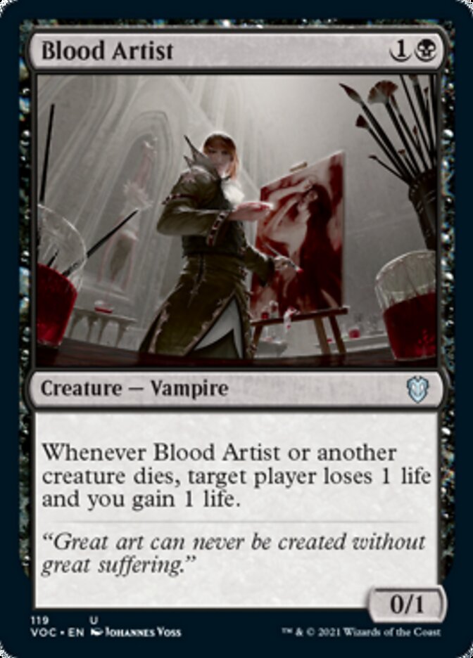 Blood Artist [Innistrad: Crimson Vow Commander] | PLUS EV GAMES 