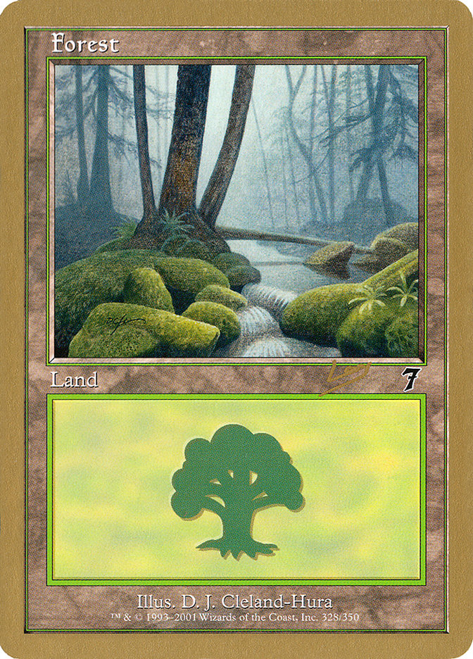 Forest (rl328) (Raphael Levy) [World Championship Decks 2002] | PLUS EV GAMES 