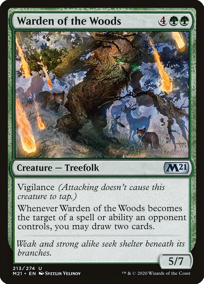 Warden of the Woods [Core Set 2021] | PLUS EV GAMES 