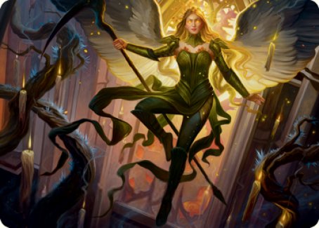 Sigarda, Champion of Light Art Card [Innistrad: Midnight Hunt Art Series] | PLUS EV GAMES 