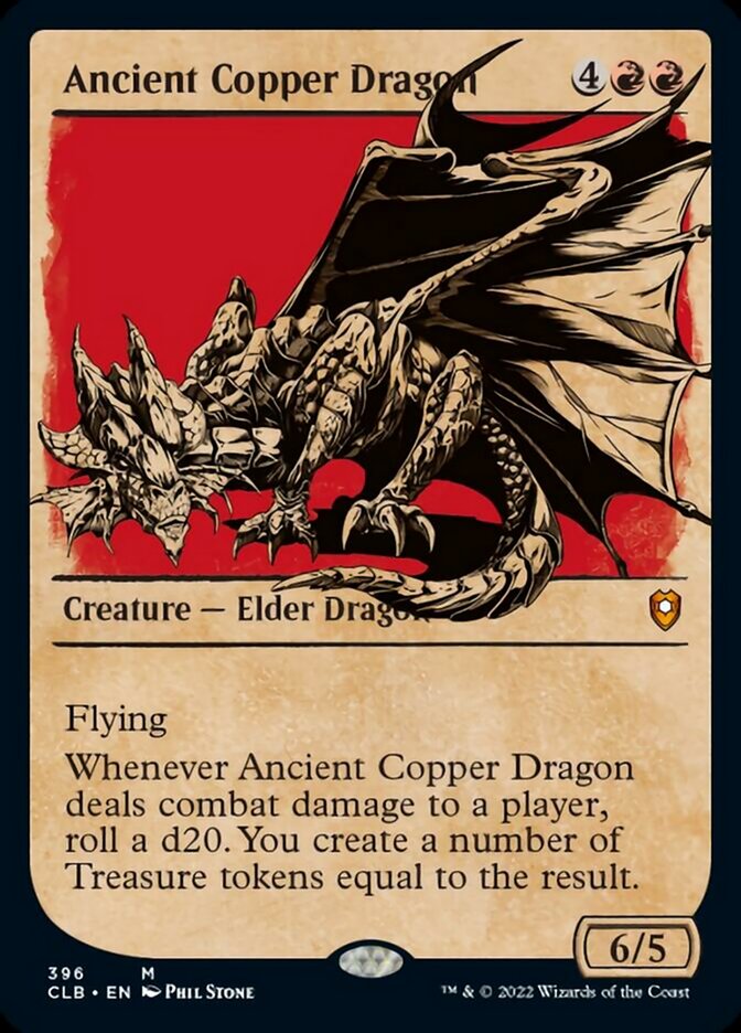 Ancient Copper Dragon (Showcase) [Commander Legends: Battle for Baldur's Gate] | PLUS EV GAMES 