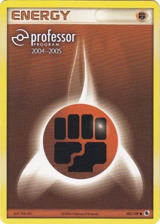 Fighting Energy (105/109) (2004 2005) [Professor Program Promos] | PLUS EV GAMES 