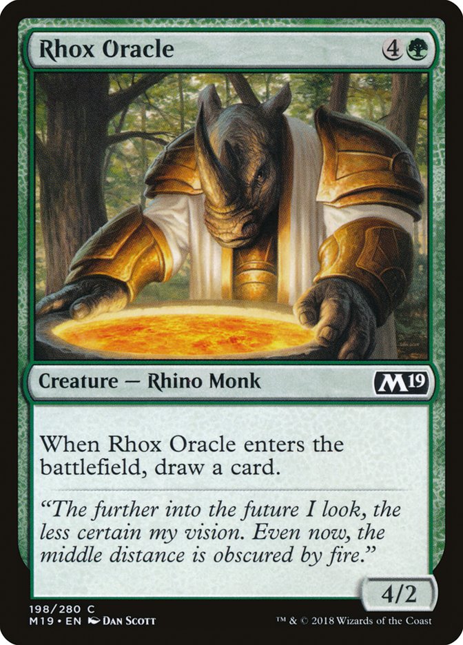 Rhox Oracle [Core Set 2019] | PLUS EV GAMES 